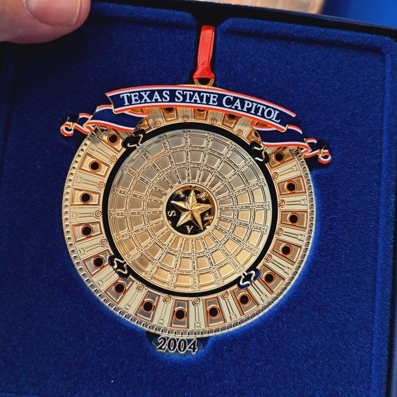 Texas State Capitol Interior Dome 2004 Christmas Holiday Ornament Collectible - Picture 6 of 12